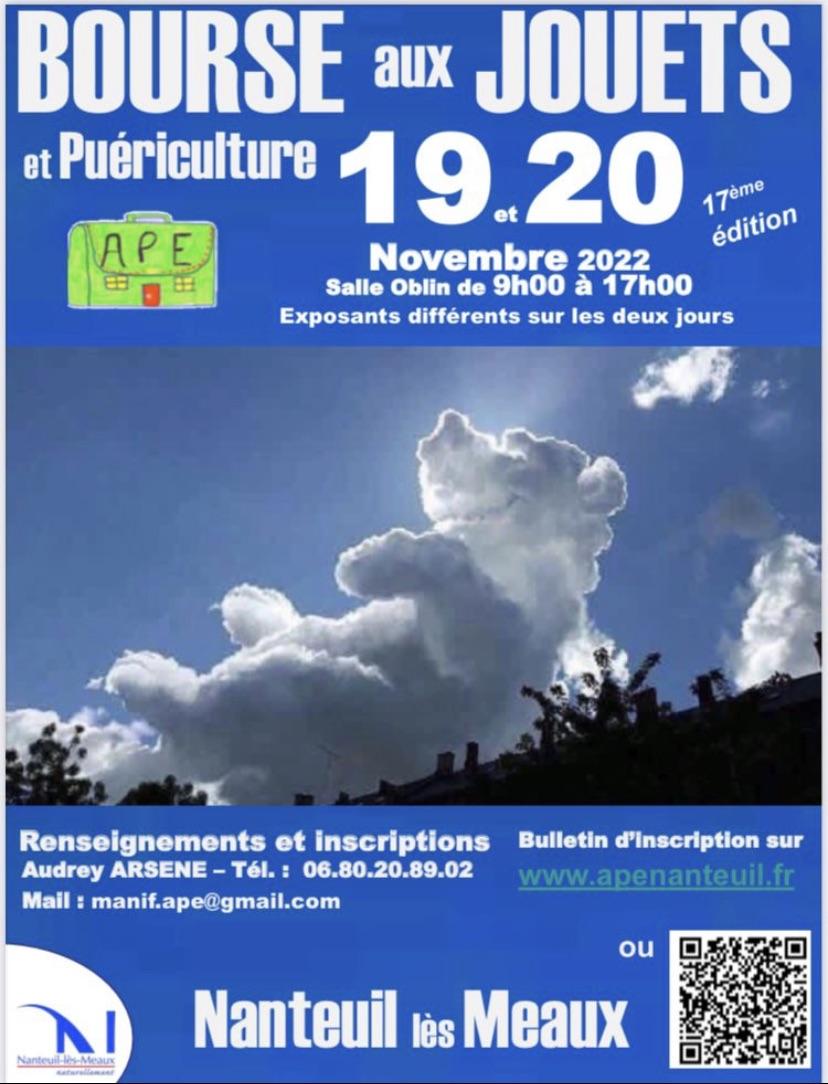 Bourse aux Jouets et puériculture 2022